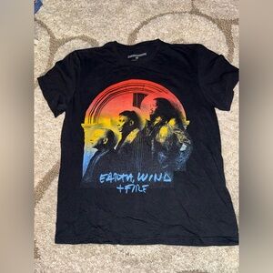 Earth Wind & Fire Tour 2022 Double Sided Black Size Medium